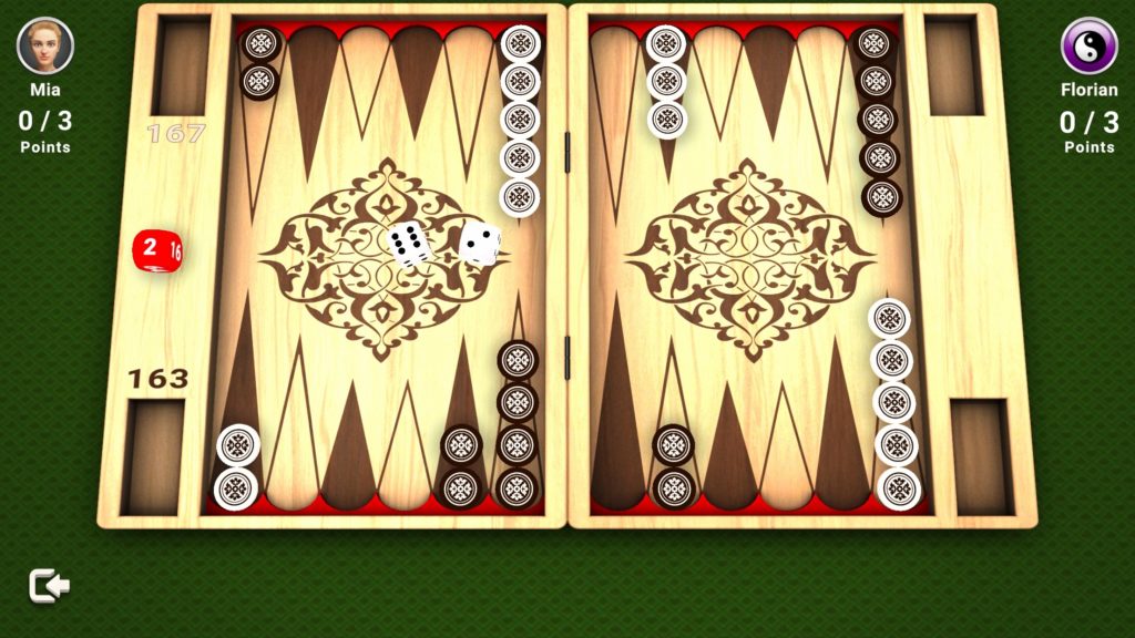 Backgammon Spielbrett 3